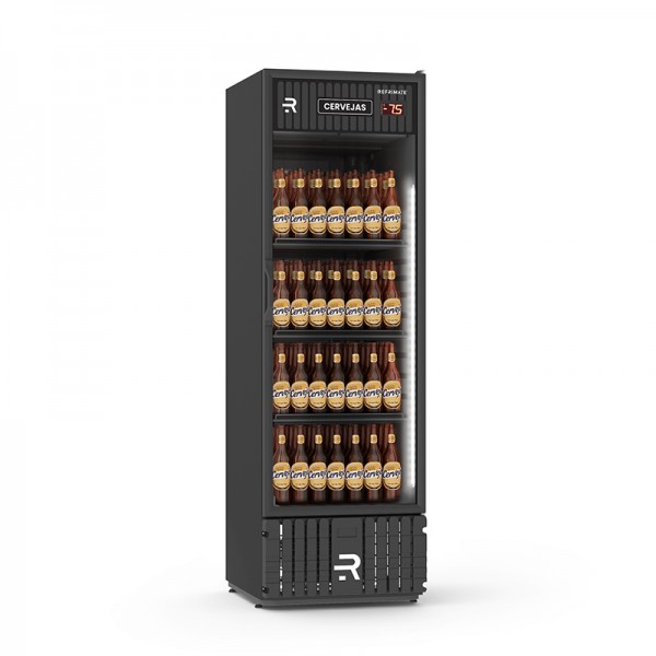 Visa Cooler Cerveja Black 570L Porta de Vidro Duplo - VCCE570PVB REFRIMATE