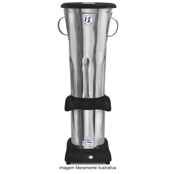 Liquidificador 12L Baixa Rotação Copo Inox COLOMBO