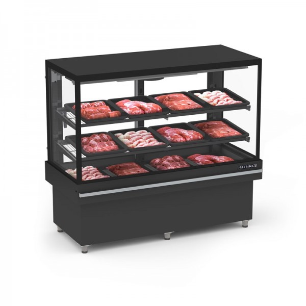 Expositor Açougue Vanguard Top Prateleira 1,52 Mts AR FORÇADO - EAVTP 1500 AF REFRIMATE